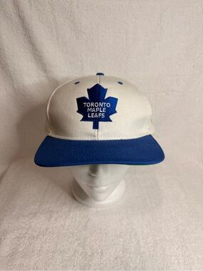 Kids White and Blue Snapback Hat